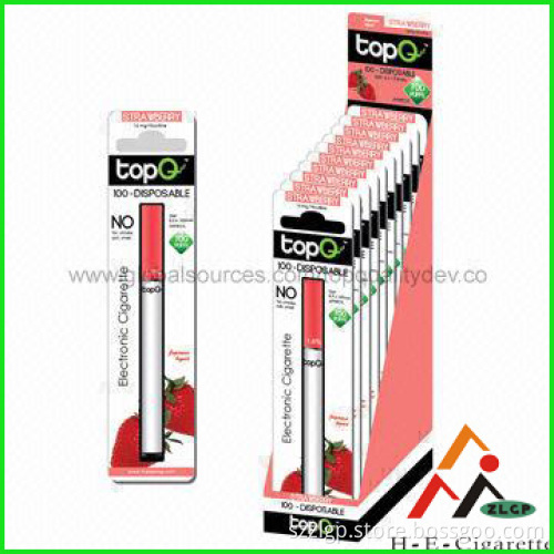 100mm Disposable E-Cigarette with Strawberry/Grape Flavors